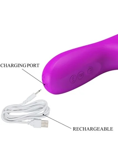 PRETTY LOVE - VIBRADOR REESE COM ROTAO ROXA