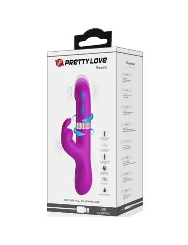 PRETTY LOVE - VIBRADOR REESE COM ROTAO ROXA
