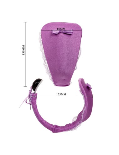 BAILE - TANGA COM VIBRADOR COM CONTROLE REMOTO LILS