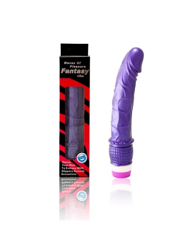 BAILE - VIBRADOR WAVES OF PLEASURE 23 CM ROXO
