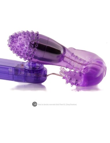 BAILE - ESTIMULADOR VAGINAL E ANAL LILAC COM VIBRAO