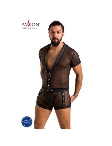 PASSION 052 CONJUNTO MICHAEL PRETO S/M