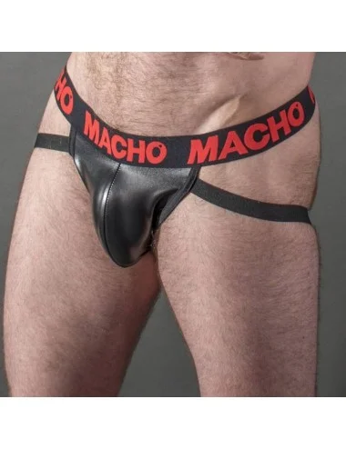 MACHO - MX25RC JOCK VERMELHO COURO M