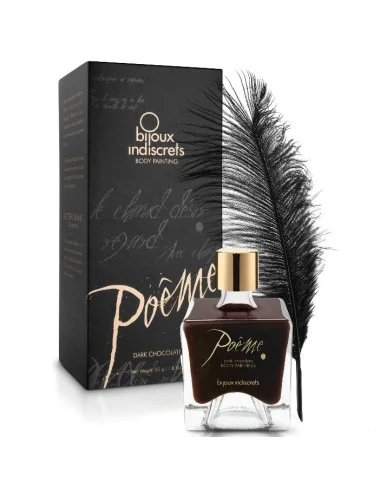 BIJOUX - POEME TINTA COMESTÍVEL CHOCOLATE PRETO 50 GR