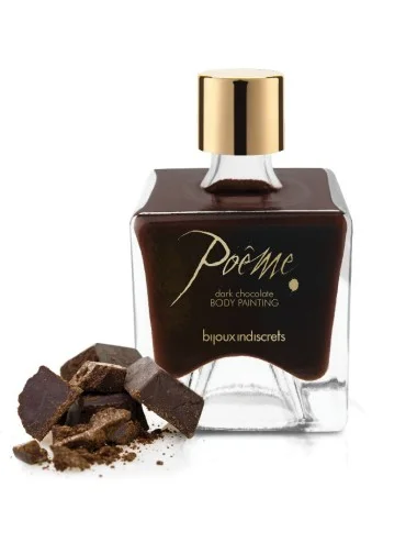 BIJOUX - POEME TINTA COMESTÍVEL CHOCOLATE PRETO 50 GR