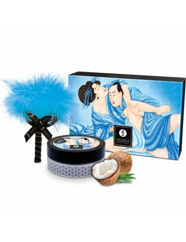 SHUNGA - KIT DE MASSAGEM EM PÓ DE COCO COMESTÍVEL