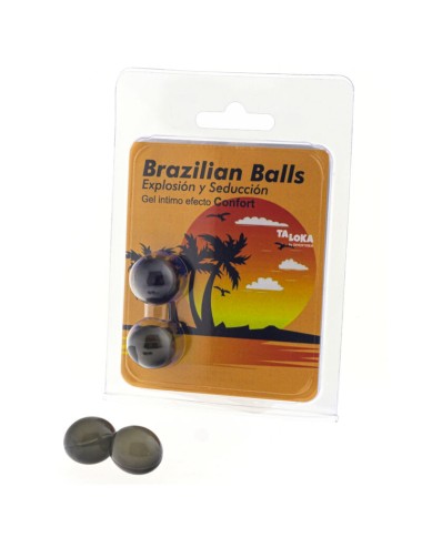 TALOKA - 2 BOLAS BRASILEIRAS GEL EMOCIONANTE EFEITO CONFORTO