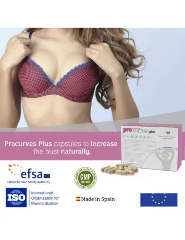 500 COSMETICS - PROCURVES MAIS PÍLULAS NATURAIS DE REFORÇO DA MAMA