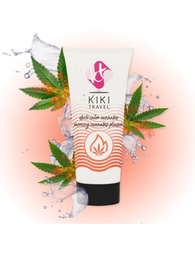 KIKÍ TRAVEL - CANNABIS LUBRIFICANTE DE EFEITO QUENTE 50 ML
