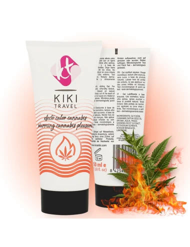 KIKÍ TRAVEL - CANNABIS LUBRIFICANTE DE EFEITO QUENTE 50 ML