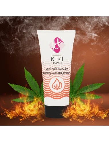 KIKÍ TRAVEL - CANNABIS LUBRIFICANTE DE EFEITO QUENTE 50 ML