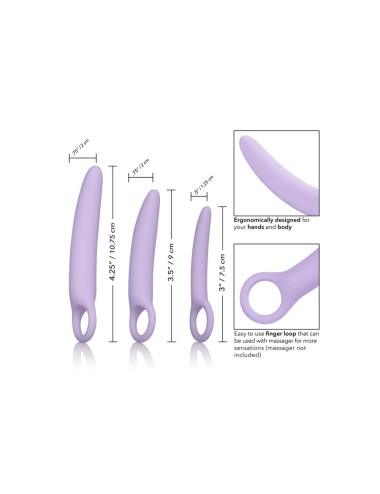 CALEXOTICS - DR LAURA BERMAN ALENA CONJUNTO DE 3 DILATADORES DE SILICONE