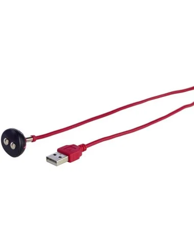 FUN FACTORY - CARREGADOR MAGNÉTICO USB VERMELHO