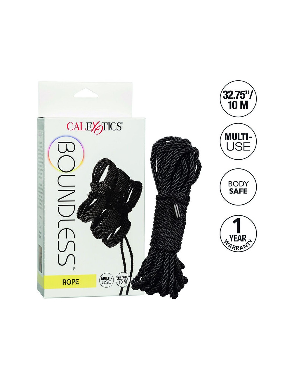 CALEXOTICS - BOUNDLESS CORDA 10M PRETA CALEXOTICS - BOUNDLESS CORDA 10M PRETA