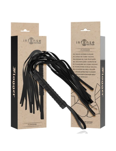 INTENSE - FETISH FLOGGER DE COURO VEGANO