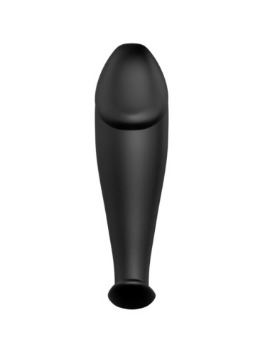 PRETTY LOVE - SILICONE ANAL PLUG FORMA DE PÊNIS E 12 MODOS DE VIBRAO PRETO