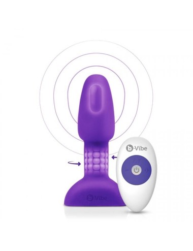 B-VIBE - RIMMING CONTROLE REMOTO PLUG ANAL PETITE LILAC
