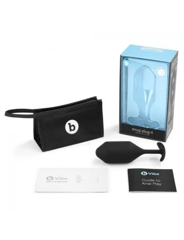 B-VIBE - PLUG ANAL SNUG 4 PRETO