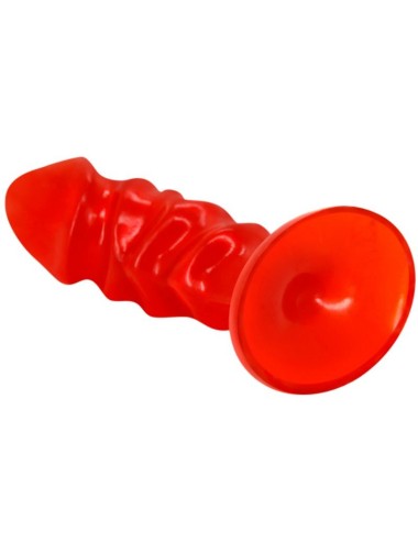 BAILE - PLUG ANAL UNISEXO COM VENTOSA VERMELHA