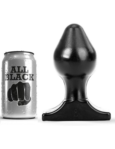 ALL BLACK - PLUG ANAL 16X8 CM