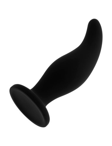 OHMAMA - PLUG ANAL CURVO DE SILICONE PONTO P 12 CM