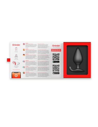 ONINDER - RIO VIBRANTE ANAL PLUG PRETO - APLICATIVO GRATUITO