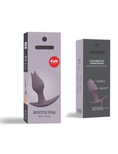 FUN FACTORY - BOOTIE FEM FEMININO BUTT ANAL PLUG DARK TAUP