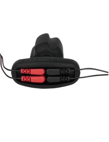 ELECTRASTIM - PLUG ANAL TARTARUS QUADRIPOLAR SILICONE PRETO