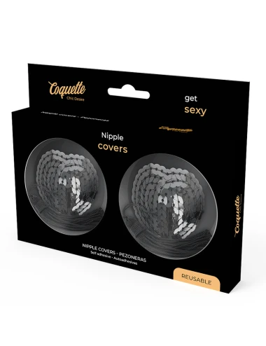 COQUETTE CHIC DESIRE - COBERTURAS PARA BICOS DE LANTEJEIRAS PRETAS