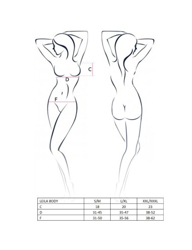 PASSION - MULHER LEILA TEDDY BEGE TAMANHO L/XL