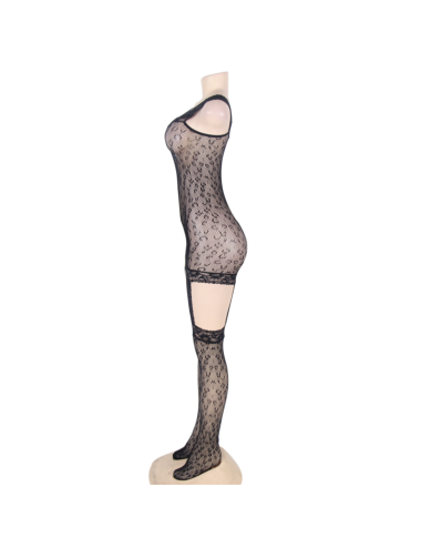 QUEEN LINGERIE - BODYSTOCKING ESTILO LEOPARDO S/L