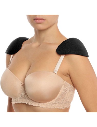 BYE-BRA - SUPORTE PROTETORES DE OMBRO PRETO