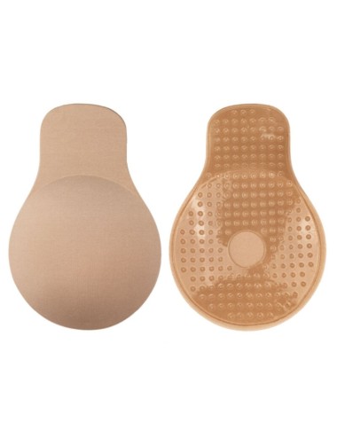 BYE-BRA - REALADOR PEITO PUSH-UP TELA BEIGE TAMANHO XL