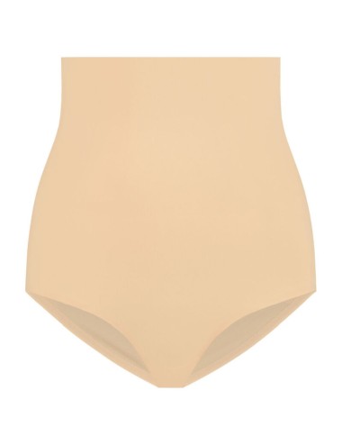 BYE-BRA - CINTO SEM EMENDA ESTILO PANTIES BEIGE TAMANHO L