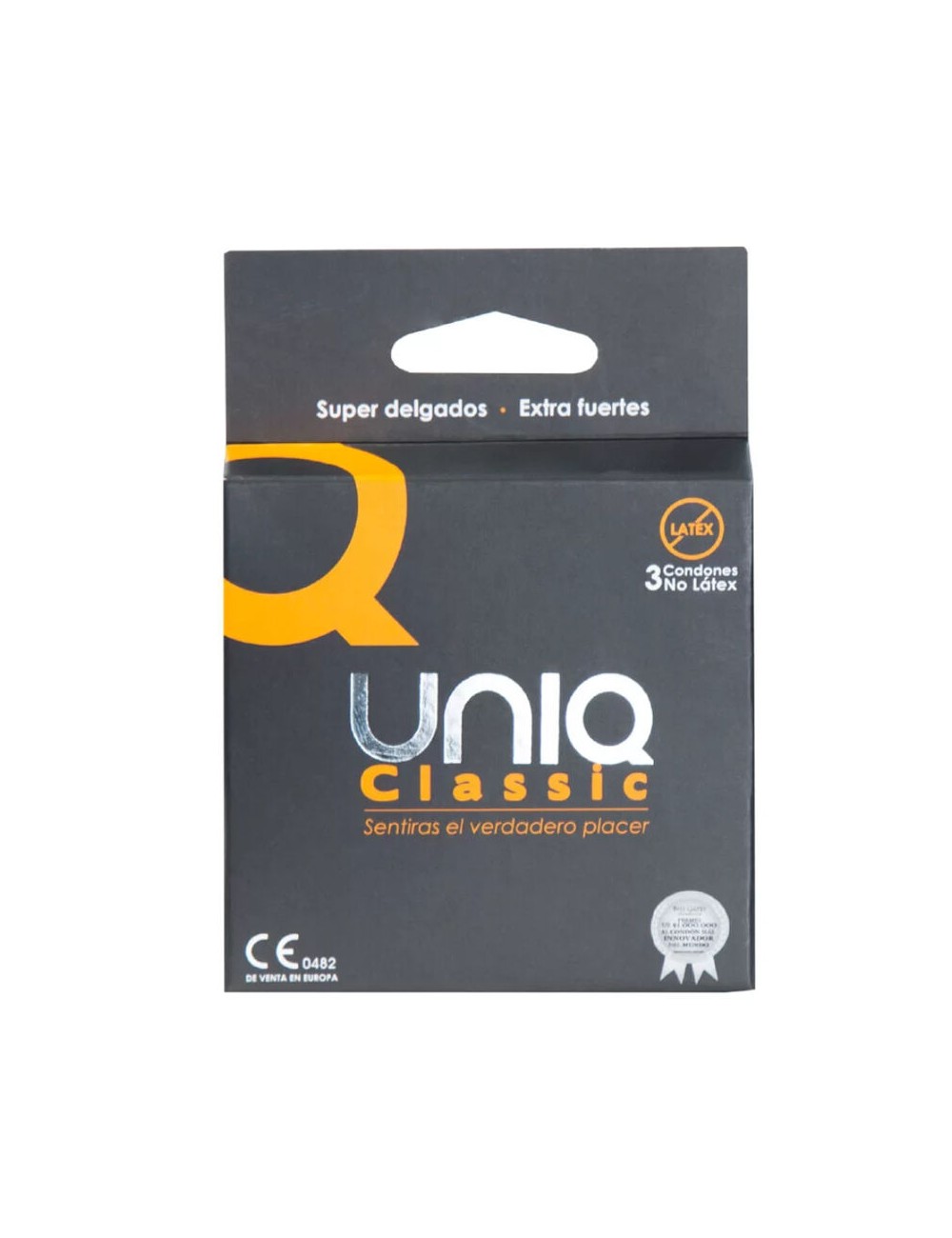 UNIQ - CLASSIC SEM LÁTEX PRESERVATIVOS 3 UNIDADES UNIQ - CLASSIC SEM LÁTEX PRESERVATIVOS 3 UNIDADES