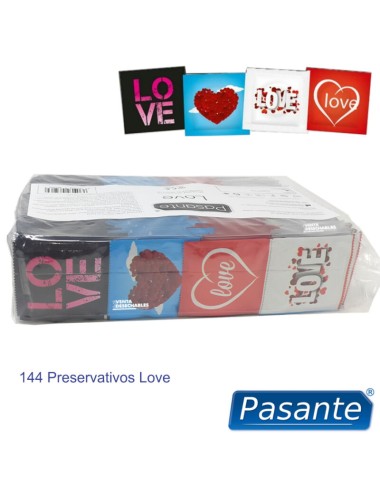 PASANTE - SACO DE AMOR DE PRESERVATIVOS 144 UNIDADES