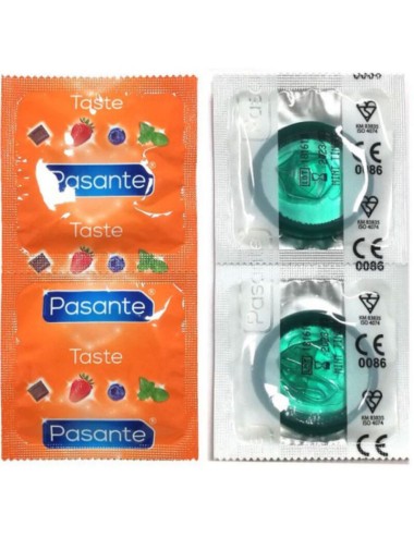 PASANTE - SACO DE PRESERVATIVOS SABOR HORTEL 144 UNIDADES