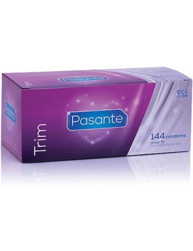 PASANTE - PRESERVATIVOS TRIM CLOSER FIT CAJA 144 UNIDADES