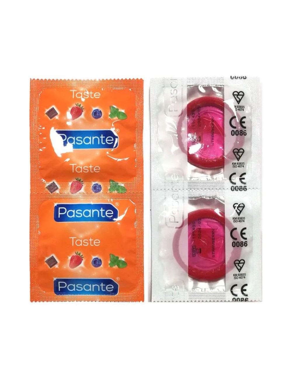 PASANTE - SACO DE PRESERVATIVO SABOR MORANGO 144 UNIDADES PASANTE - SACO DE PRESERVATIVO SABOR MORANGO 144 UNIDADES