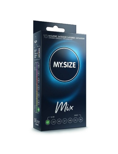 MY SIZE - MIX PRESERVATIVOS 47 MM 10 UNIDADES