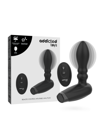 ADDICTED TOYS - PLUGUE DE CONTROLE REMOTO INFLVEL - 10 MODOS DE VIBRAO