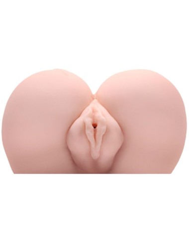 CRAZY BULL - VAGINA E NUS COM TATUAGEM REALÍSTICA COM VIBRAO