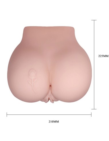 CRAZY BULL - VAGINA E NUS COM TATUAGEM REALÍSTICA COM VIBRAO
