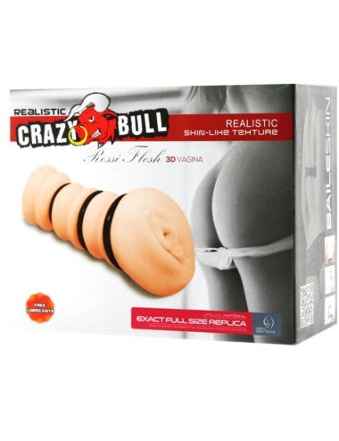 CRAZY BULL - MASTURBADOR COM ANÉIS VAGINA MODELO 2