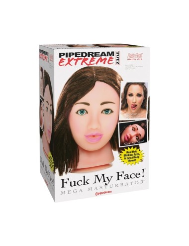 EXTREME TOYZ - FODA-ME MEGA MASTURBADOR MARROM FACE