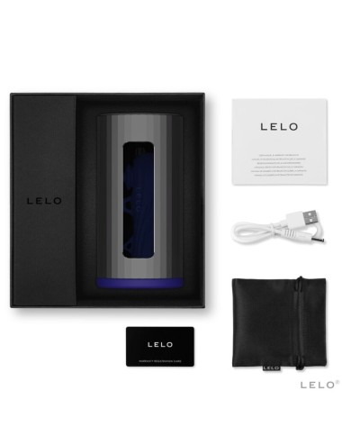 LELO - MASTURBADOR F1S V2 COM TECNOLOGIA SDK AZUL E METAL