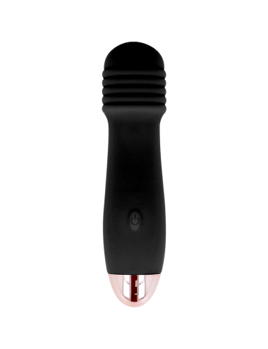 VIBRADOR RECARREGÁVEL DOLCE VITA TRÊS PRETO 7 VELOCIDADE