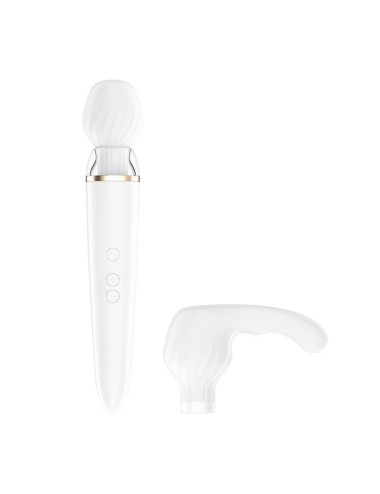 SATISFYER - APLICATIVO DOUBLE WANDER BRANCO
