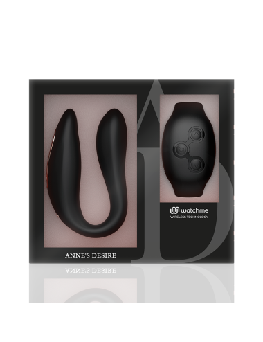 ANNE'S DESIRE - DUAL PLEASURE TECNOLOG UM WATCHME PRETO