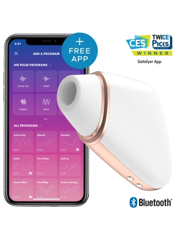 SATISFYER CONNECT LOVE TRIANGLE - BRANCO